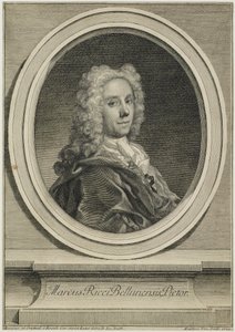 Marcus Ricci Bellunensis, gegraveerd door Antonio Giovanna Faldoni, 1724